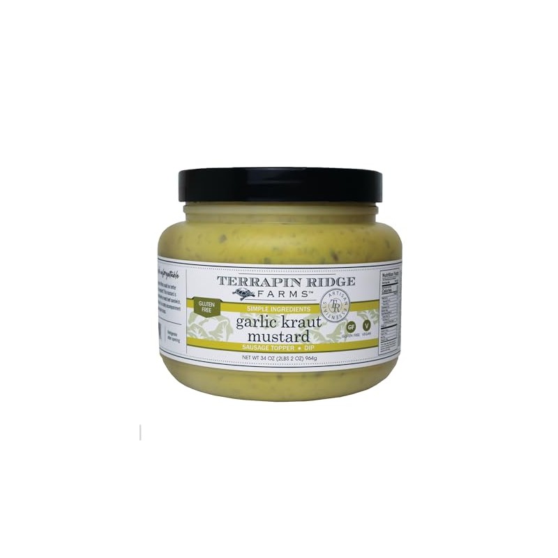 Terrapin Ridge Farms Garlic Kraut Mustard – Bold and Tangy
