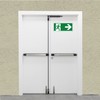pubblimania Emergency Exit PVC Heavy Duty Outdoor Indoor (29 x