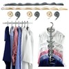 FYOURH Shirt Hangers Space Saving - Multi Hangers for Dorm