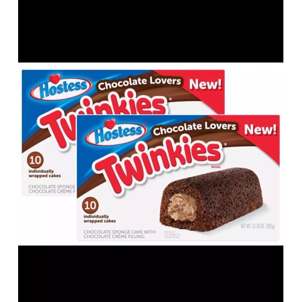 Hostess (2-Pack) Hostess Chocolate Lovers TWINKIES 10 Count Each (20