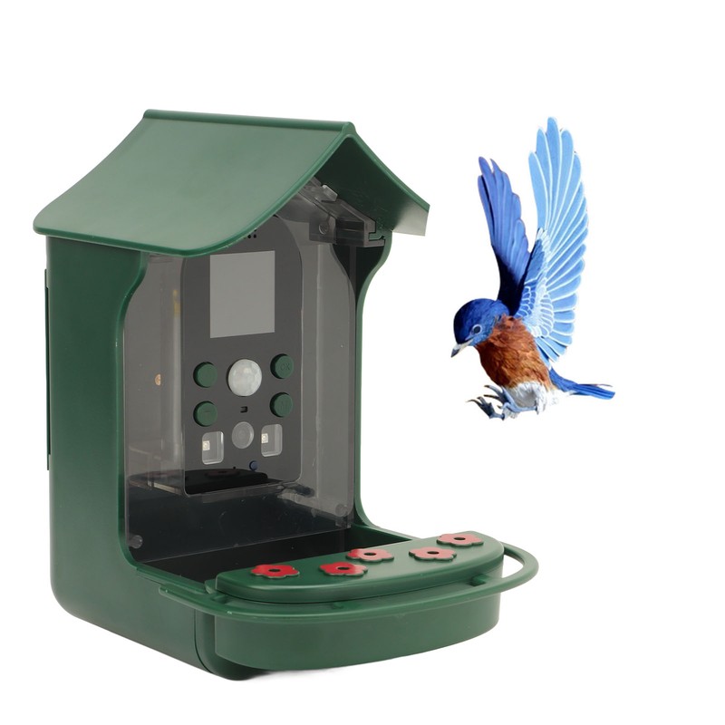 Smart Bird Feeder Camera IP66 Waterproof 1080P HD Night Vision