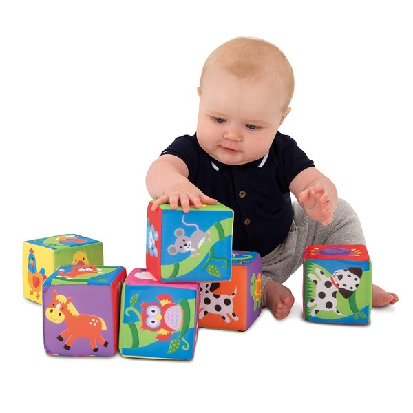Galt Toys, Soft Blocks, Baby Sensory Toys for Ages 6