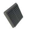 Fixed Louvered Wall Vent Grille 100mm / 4" Grey Anthracite