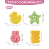 4 Piezas Esponja Para Baño Bebe, Esponja De Baño Para