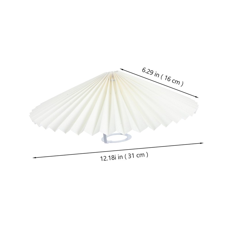 CHILDWEET Mushroom Pleated Lampshade - Fabric Drum Light Shade for