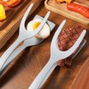 Ciieeo 2 in 1 Grip and Flip Spatula Tong, Egg