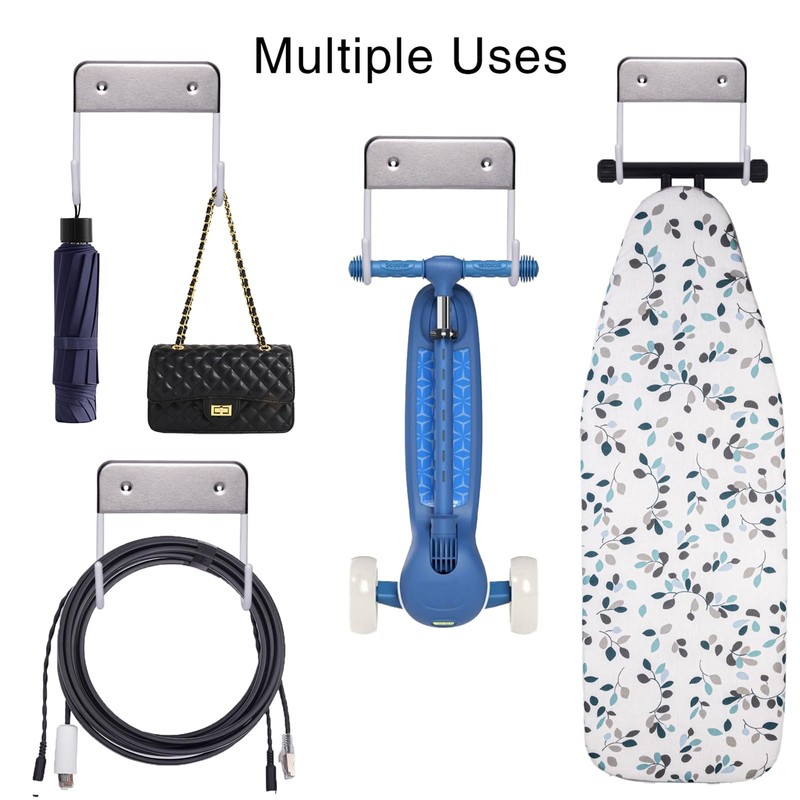 ZHMY Ironing Board Hanger Wall Mount, Ironing Board Holder for
