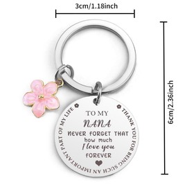 Nana Gifts Nanny Keyring Gifts For Nanna Grandma Gifts Christmas Presents For Nana Christmas Gifts Grandma Birthday Gifts For Grandma Gift Great Grandma Gifts Presents For Grandma Grandma's Day Gift