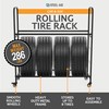 Rolling Tire Rack – Metal, Adjustable, Tire Stand & Protective