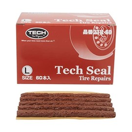 TECH TECH Puncture Repair Material Tech Seal 231L -60 (Large) 60 Pcs For Tire Repair and External Repair, No Cement Required