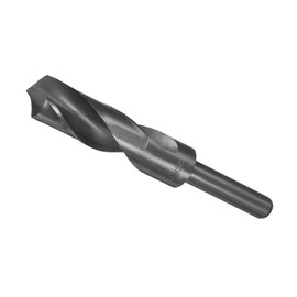 CoCud Shrink Shank Drill, 0.9 inch (23 mm), Cutting Edge, 0.5 inch (12.7 mm) Shank, Nitride Coated High Speed Steel 9341 Twist Drill (Application: Stainless Steel, Metal, Wood)