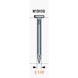 Simpson Strong-Tie 10D 1-1/2 in. L Wood Joiner Hot-Dipped Galvanized Steel Nail Smooth Shank Round