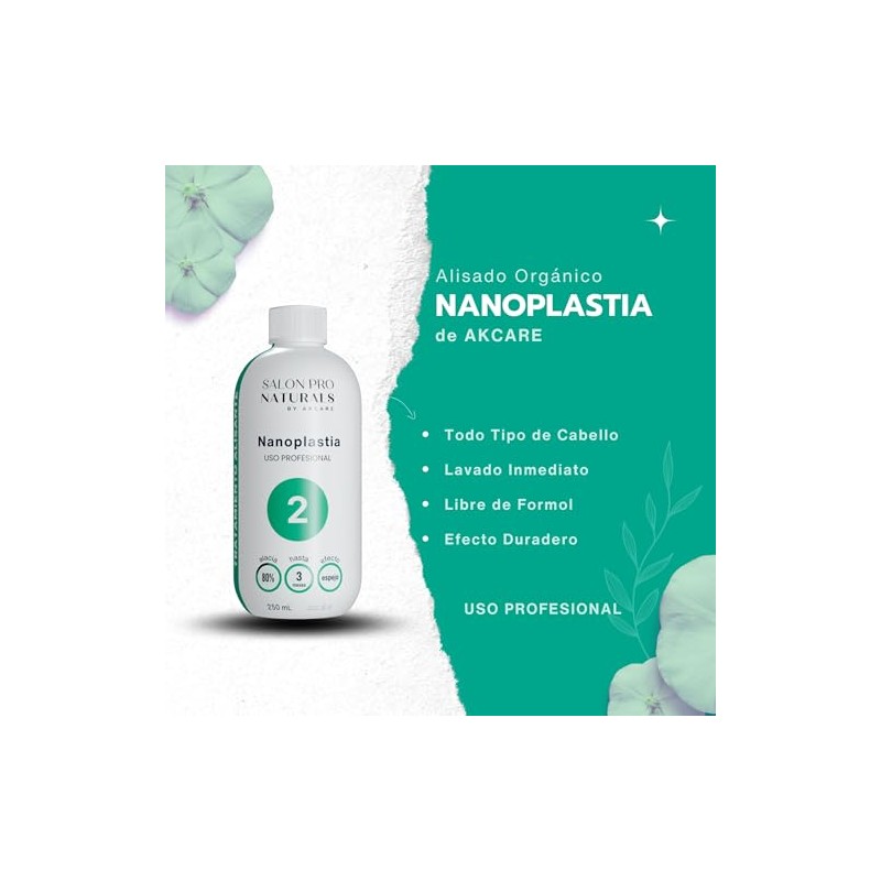 Nanoplastia Capilar Alisado Sin Formol | Tratamiento Profesional | Con