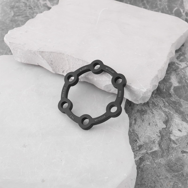 eMagTech 4mm Hub Brake Disc Spacer with Screws Aluminum Alloy