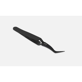 Loon Outdoors Precision Fly Tying Tool for Small Flies, Bent Tip for CDC and Dubbing (Black)