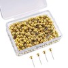 500 Pack Map Push Pins Map Tacks Small Size (Golden,