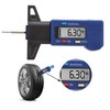 Digital Tire Tread Gauge Color Coded Depth Measurement Tool Handheld