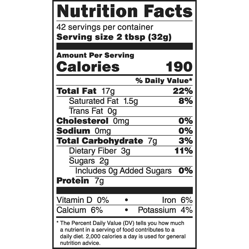 swiig Natural Almond Butter, 3 Pound Tub