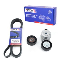 MPLUS Serpentine Belt Component Kit fits for Dodge 2009-2010 Ram 1500 2500 Truck V8 5.7L, for Ram 2011-2012 1500 Truck V8 5.7L, 2014-16 2500 Truck V8 6.4L, 2011-18 2500 Truck V8 5.7L