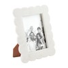 Mud Pie Scalloped Marble Frame, Large, 5x7