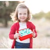 CreaDesign, Children's lunch box, lunch box, red with compartments insert,