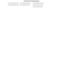 Tusk 420 Off-Road Chain 420x110 for Honda XR80R 1990-2003