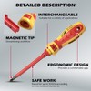 1000V Insulated Electrician Screwdriver Set - 13-Piece Professional Electrical Screwdriver