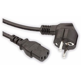 Logilink Power cord, black, 1,8 m, Schuko Plug -> mains socket