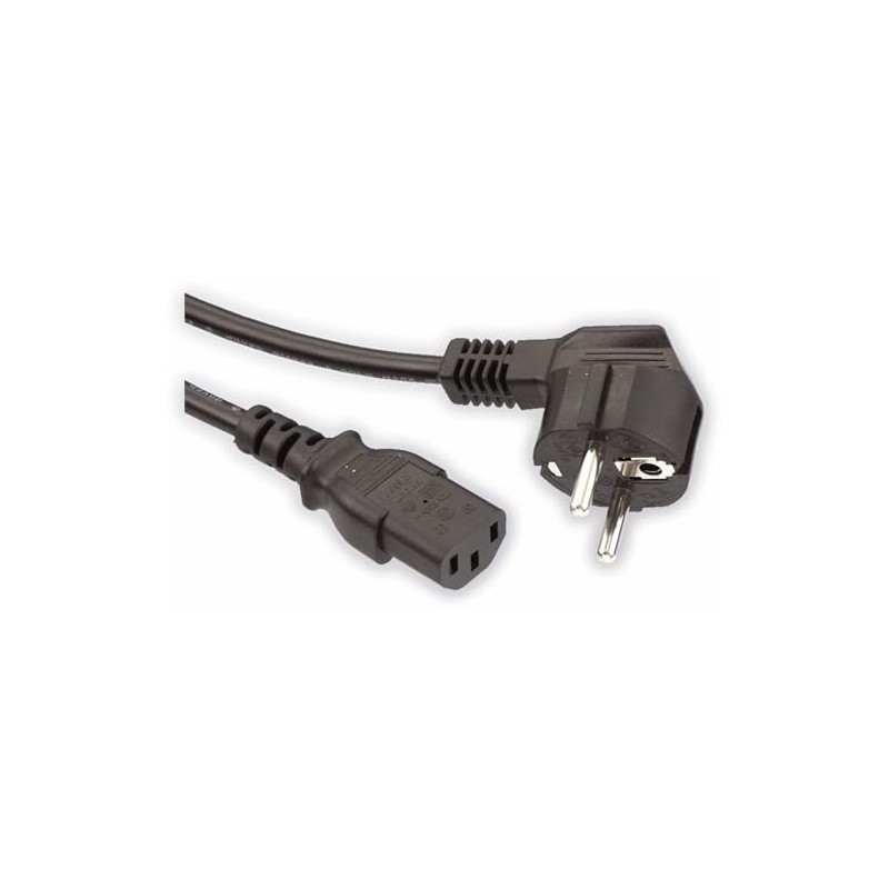 Logilink Power cord, black, 1,8 m, Schuko Plug -> mains