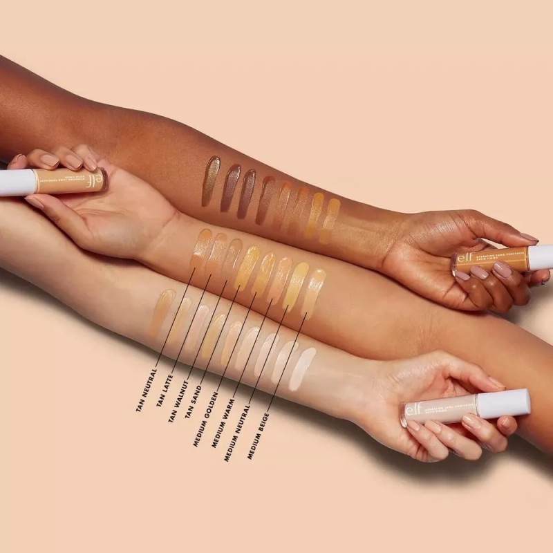 Corrector ELF Hydrating Camo Concealer Alta Cobertura Medio Calido
