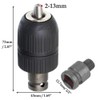 Gasea 2-13mm Capacity Keyless Drill Chuck Quick Change Converter Conversion