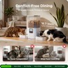 Frienhund Timed Automatic Cat Feeder 2 Cats with Slow Feed: