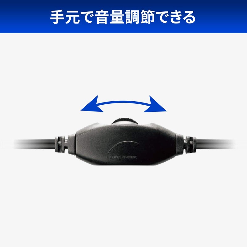 GOPPA GP-HS14/B Goppa Headset, Overhead Type, Single Ear, Monaural, 0.1