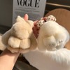 Soft Fluffy Rabbit Keyring Cute Plush Rabbit Key Ring Plush