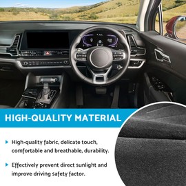MAX COOL Dash Mat Dashboard Sun Cover Pad Non-Slip Mats Suitable for Kia Sportage NQ5 Dash Mat S SX SX+ GT-Line 21-22