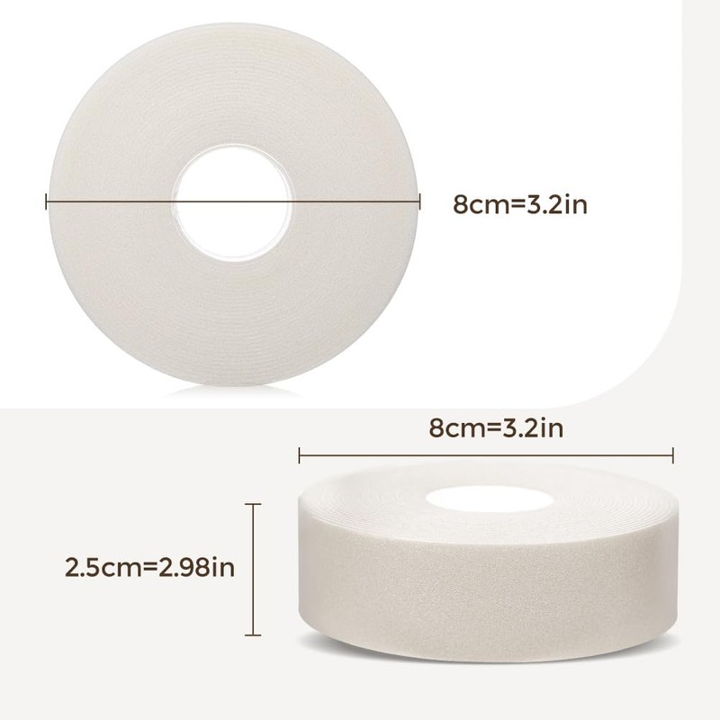 Lunamoon 2 Rolls Eyelash Tape Eyelash Extension Tape Eyelash Tape