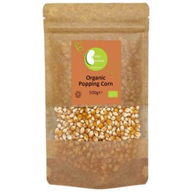 Organic Popping Corn - Certified Organic - by Busy Beans Organic (500g)