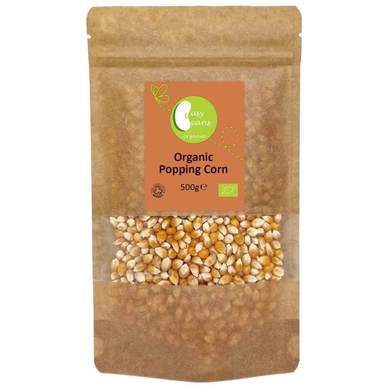 Organic Popping Corn - Certified Organic - by Busy Beans