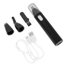 Didiseaon Multi Function Electric Nose Hair Trimmer for Home Use Portable Lightweight Nasal Cavity Cleaner with Precise Razor for Facial Hair Grooming Black