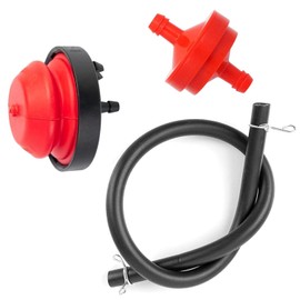Lujchicy 751-10639 570682A Primer Bulb Fuel Filter Assembly Kit for Tecumseh Sear Crafts-Man Snow Blower Parts with Hose 298090 150 um Fuel Filter 570682 321802A 751-10639 056-200 951-10888A 298090s