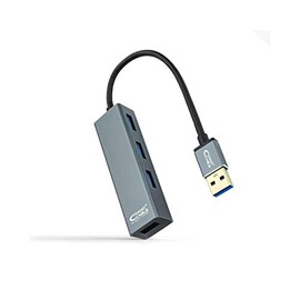 Watio Wave HUB 4-Port USB 3.0 Hub, 10 cm Länge, ermöglicht schnelle Übertragungen und Anschluss mehrerer Geräte. *