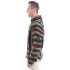Earth Ragz Baja Joe Striped Woven Eco-Friendly Pullover Hoodie Rasta