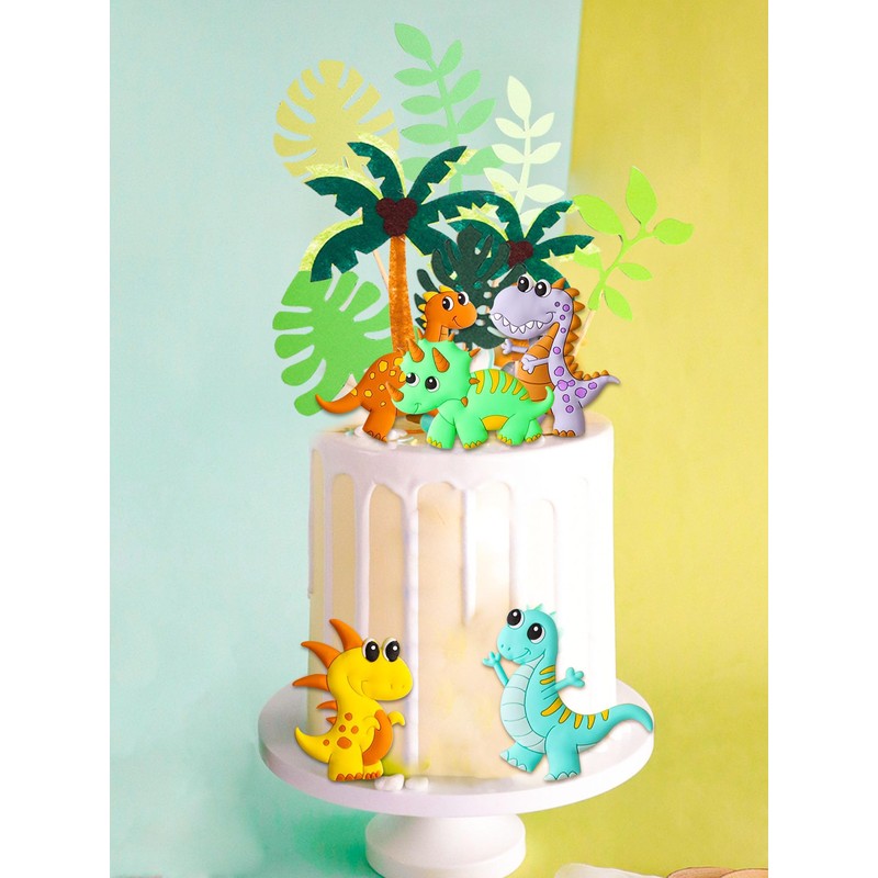 LaVenty - Decoración de tarta de dinosaurio, rugido de un