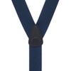 Suspender Store Solid Suspenders -1.5-Inch Wide Elastic - Y-Back -