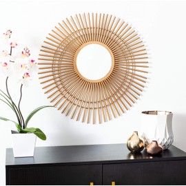 Safavieh Home Marlit Gold Sunburst 24-inch Decorative Accent Mirror