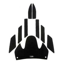 BlackTip Jetsports Traction Mats compatible with Yamaha GPR 2000-2002 GP1200R / 2001-2005 GP800R / 2003-2008 GP1300R (Black Grooved)