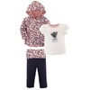Yoga Sprout 3 Piece Jacket, Tee Top and Pant Set,