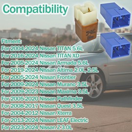 57000 Circuit Relay Kit Compatible with Nissan Armada Titan Frontier Murano Pathfinder Xterra Altima Maxima Leaf Specific Yea