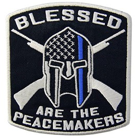 Blessed are The Peacemakers Patch Embroidered Applique Iron On Sew On Emblem