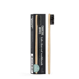 Charcoal Works Kids Charcoal Infused Bamboo Toothbrush (Pack of 2)